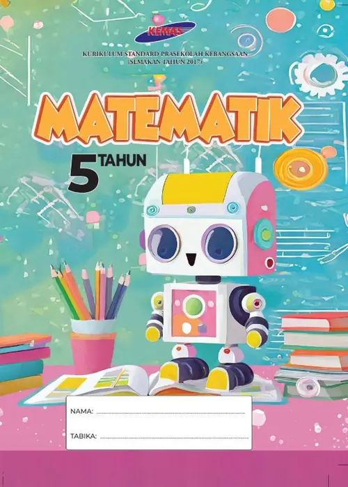 Kulit buku Matematik 5 Tahun