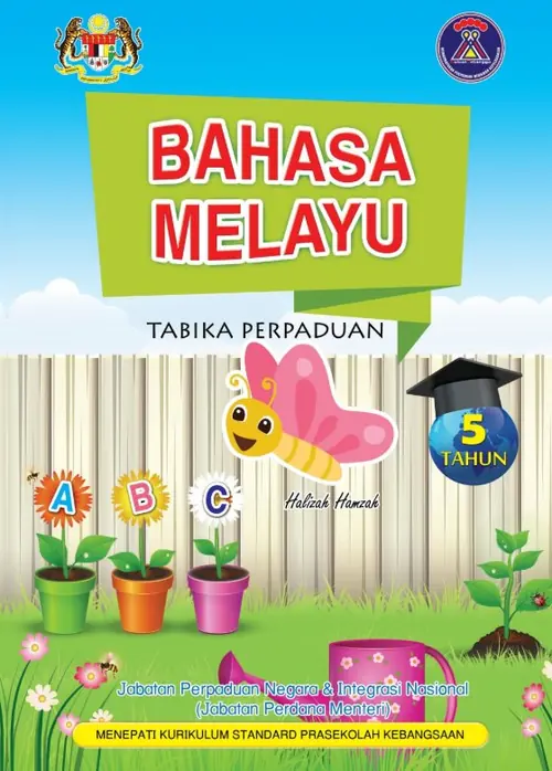 Kulit buku Bahasa Melayu 5 Tahun